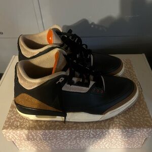 Men's Black and Brown Sneakers